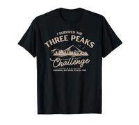 I Survived Three Peaks Challenge T-Shirt