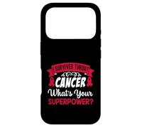 I Survived Throat Cancer What's Your Superpower Case for iPhone 17 Pro