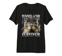 i Survived Today's Tummy ache Capybara - Lactose Tolerant Premium T-Shirt