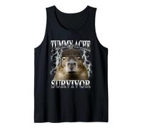 i Survived Today's Tummy ache Capybara - Lactose Tolerant Tank Top
