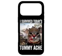 i survived today's tummy ache cat - lactose tolerant Case for iPhone 17 Pro Max