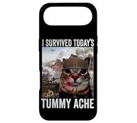 i survived today's tummy ache cat - lactose tolerant Case for iPhone Air