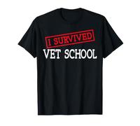 I Survived Vet School - Veterinary Student Funny Vet Tech T-Shirt