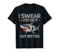I Swear I Did Not Get Bitten Shark Zombie Halloween T-Shirt