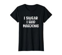 I Swear I Had Mahjong Value Graphic T-Shirt, Women, Black, XS