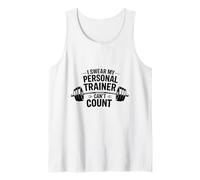 I Swear My Personal Trainer Can’t Count Funny Gym Workout Tank Top