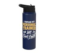 I Swear My Personal Trainer Can't Count Stainless Steel Insulated Water Bottle