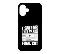 I Swear This Is The Final Cut Film Editing For Video Editors Case for iPhone 16