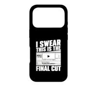 I Swear This Is The Final Cut Film Editing For Video Editors Case for iPhone 17 Pro