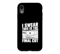 I Swear This Is The Final Cut Film Editing For Video Editors Case for iPhone XR