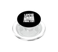 I Swear This Is The Final Cut Film Editing For Video Editors PopSockets PopGrip for MagSafe