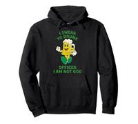 I Swear To Drunk Officer I Am Not God Pullover Hoodie