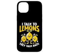 I Talk To Lemons They Talk Back Citrus Pun Case for iPhone 14 Plus