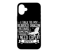 I Talk To My Bearded Dragon Need Expert Advice Reptile Case for iPhone 16 Plus