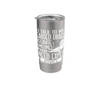 I Talk to My Bearded Dragon Need Expert Advice Reptile Stainless Steel Insulated Tumbler