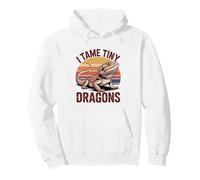 I Tame Tiny Lizards Bearded Dragons Pullover Hoodie