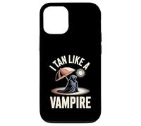 I Tan Like A Vampire Funny Sunburn Summer Humor Case for iPhone 12/12 Pro