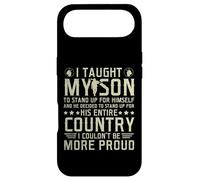 I Taught My Son How to Stand Up Proud Military Mom and Dad Case for iPhone Air