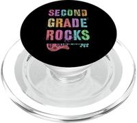 I Teach 2nd GRADE ROCKS Second Gr Rockstar Teacher Teaching PopSockets PopGrip for MagSafe