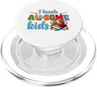 I Teach AU-SOME Kids Autism Teacher Support PopSockets PopGrip for MagSafe
