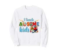I Teach AU-SOME Kids Autism Teacher Support Sweatshirt