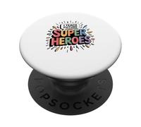 I Teach Future Superheroes Inspirational Design PopSockets Adhesive PopGrip