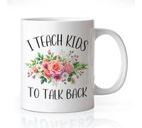 I Teach Kids To Talk Back Appreciation Thank | Ceramic Coffee Mug | 11 OZ