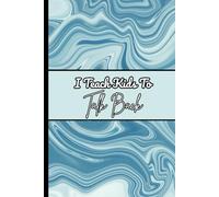 I Teach Kids To Talk Back: Funny Speech Therapy Notebook - Inspirational Journal for SLPs, 120 Lined Pages, 6×9