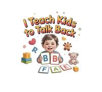 I Teach Kids To Talk Back: lined notebook