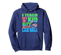 I Teach My Kid to Hit the Lacrosse Ball Proudly Pullover Hoodie