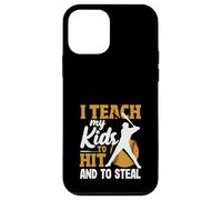 I Teach My Kids To Hit And To Steal Baseball Case for iPhone 12 mini