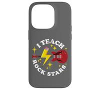 I Teach Rock Stars Retro Music Teacher Appreciation Gift Case for iPhone 14 Pro