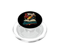 I Teach Superheroes Classroom Teacher Humor PopSockets PopGrip for MagSafe