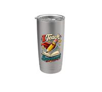 I Teach Superheroes Classroom Teacher Humor Stainless Steel Insulated Tumbler