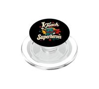 I Teach Superheroes Super Teacher Pencil PopSockets PopGrip for MagSafe