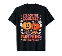 I Teach The Coolest Pumpkins In The Patch Teacher Halloween T-Shirt