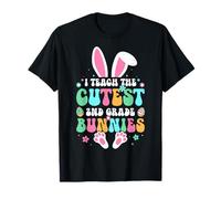 I Teach The Cutest 2nd Grade Bunnies Teacher Easter Day T-Shirt
