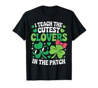 I Teach The Cutest Clovers in Patch St Patricks Day Teacher T-Shirt