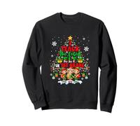 I Teach The Cutest Elf In 1st Grade Christmas Tree Teacher Sweatshirt