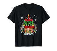 I Teach The Cutest Elf in 2nd Grade Christmas Tree Teacher T-Shirt