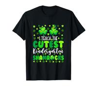 I Teach The Cutest Kindergarten Patrick's Day Teacher T-Shirt
