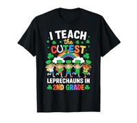 I Teach The Cutest Leprechauns in 2nd Grade St Patrick's Day T-Shirt