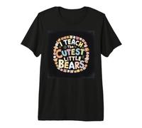 I Teach The Cutest Little Bears Funny Teacher Back to School Premium T-Shirt