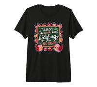 I Teach The Cutest Little Ladybugs Teacher Back to School Premium T-Shirt