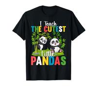 I Teach The Cutest Little Pandas Teacher Teaching T-Shirt