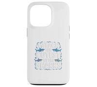 I Teach The Cutest Little Sharks Funny Teacher School Case for iPhone 13 Pro