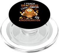 I Teach The Cutest Little Turkeys In Kindergarten Thankful PopSockets PopGrip for MagSafe