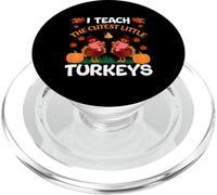 I Teach The Cutest Little Turkeys Thanksgiving Thankful PopSockets PopGrip for MagSafe