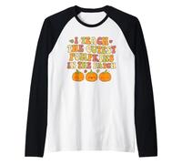 I Teach The Cutest Pumpkins in Patch Teacher Halloween Raglan Baseball Tee