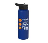 I Teach The Cutest Pumpkins in The Patch Halloween Party Stainless Steel Insulated Water Bottle